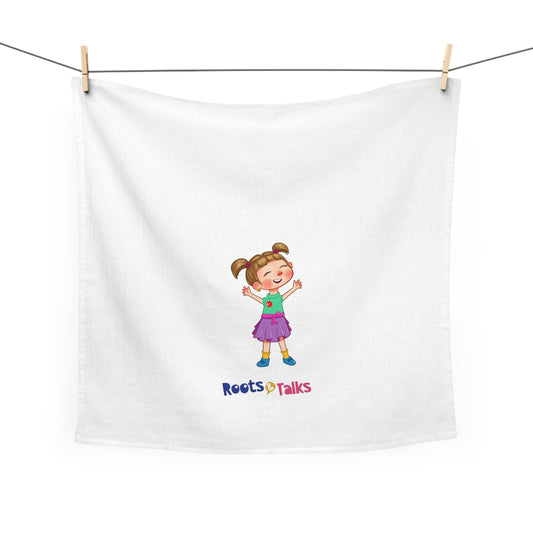 Ela Character Cotton Tea Towel, Roots & Talks