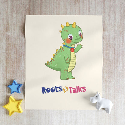 Dino Dinosaur Throw Blanket, Roots & Talks - product photo 4