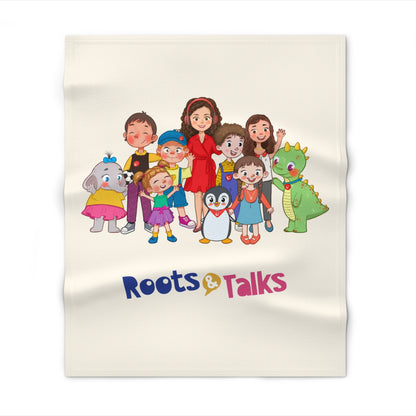 All the Characters Together Throw Blanket, Roots & Talks - product photo 1