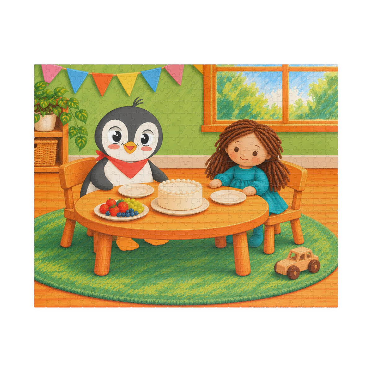 Birthday Table with Pingucan Jigsaw Puzzle, Roots & Talks - product photo 2