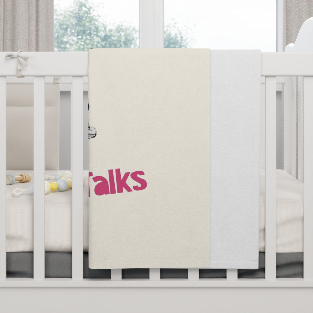 Ahmet Character Soft Fleece Baby Blanket, Roots & Talks - product photo 4