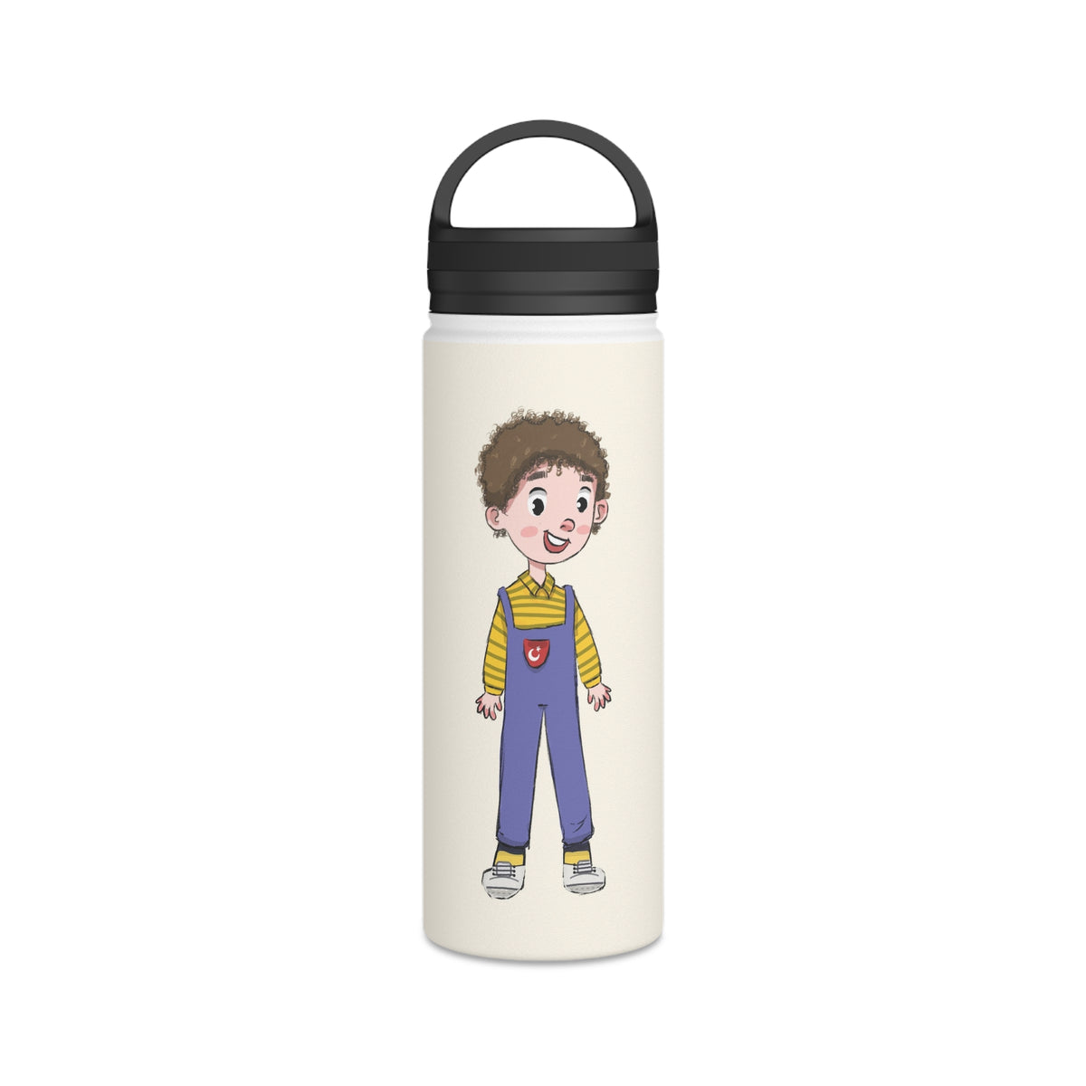 Ahmet Character Stainless Steel Water Bottle, 18 oz, Roots & Talks - product photo 1