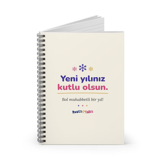 Yeni Yılınız Kutlu Olsun Spiral Notebook, Roots & Talks - product photo 2