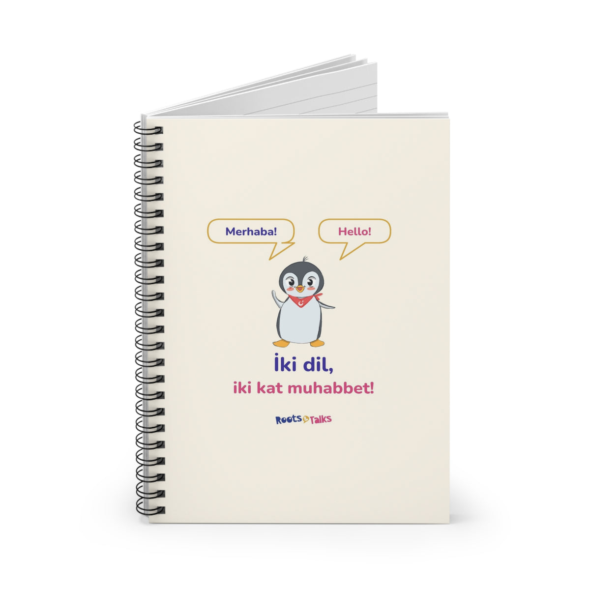 İki Dil, İki Kat Muhabbet Spiral Notebook, Roots & Talks - product photo 2