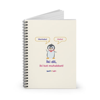 İki Dil, İki Kat Muhabbet Spiral Notebook, Roots & Talks - product photo 2