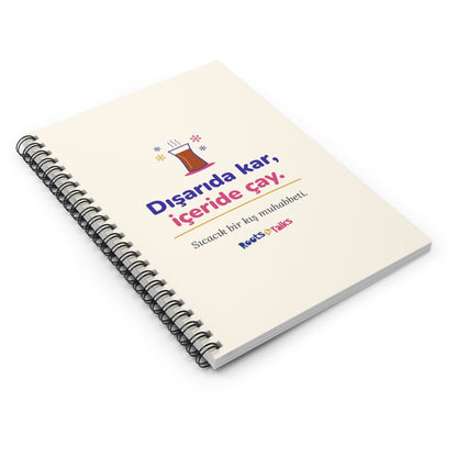 Dışarıda Kar, İçeride Çay Spiral Notebook, Roots & Talks - product photo 3