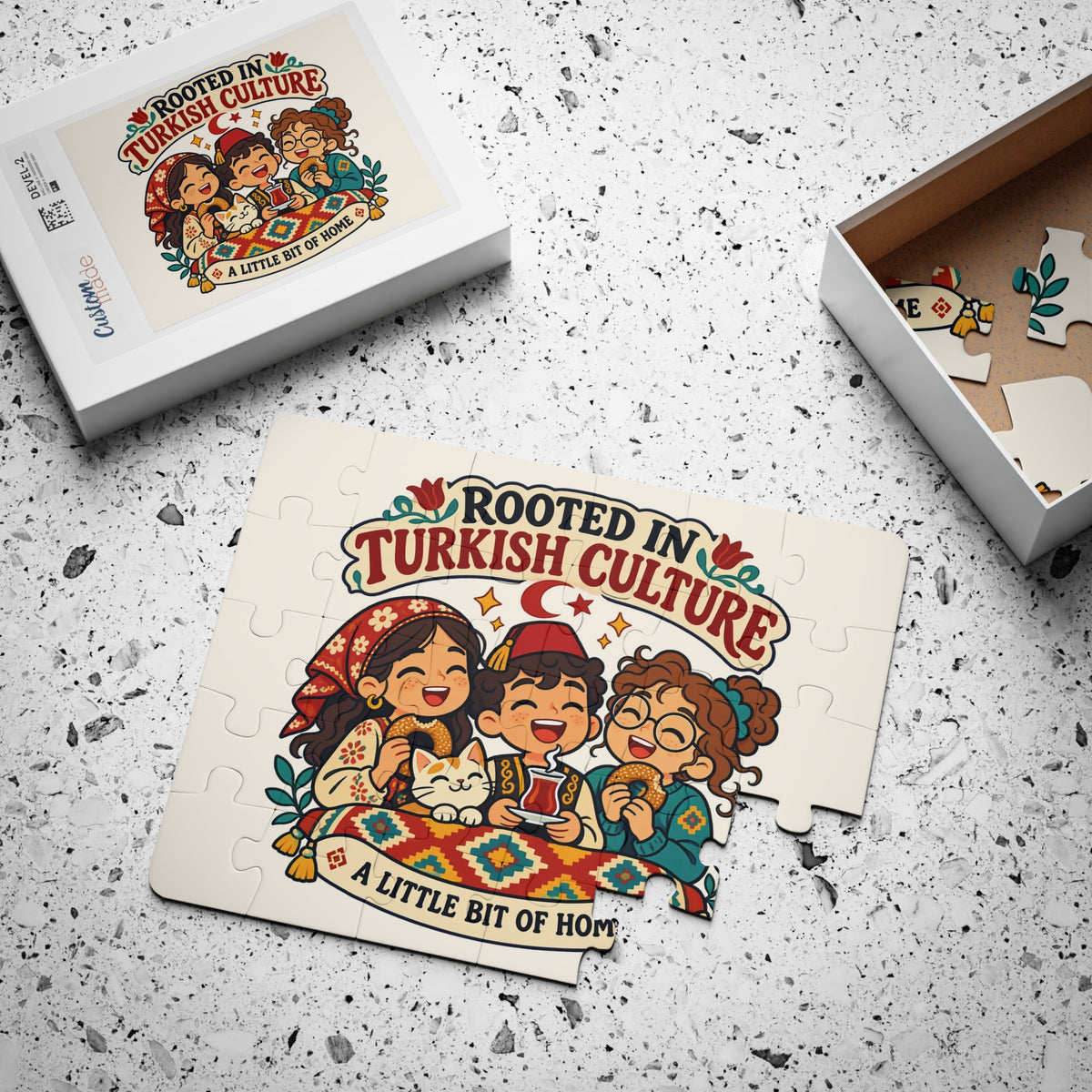 In der türkischen Kultur verwurzelt – Kinderpuzzle, 30 Teile, Roots & Talks
