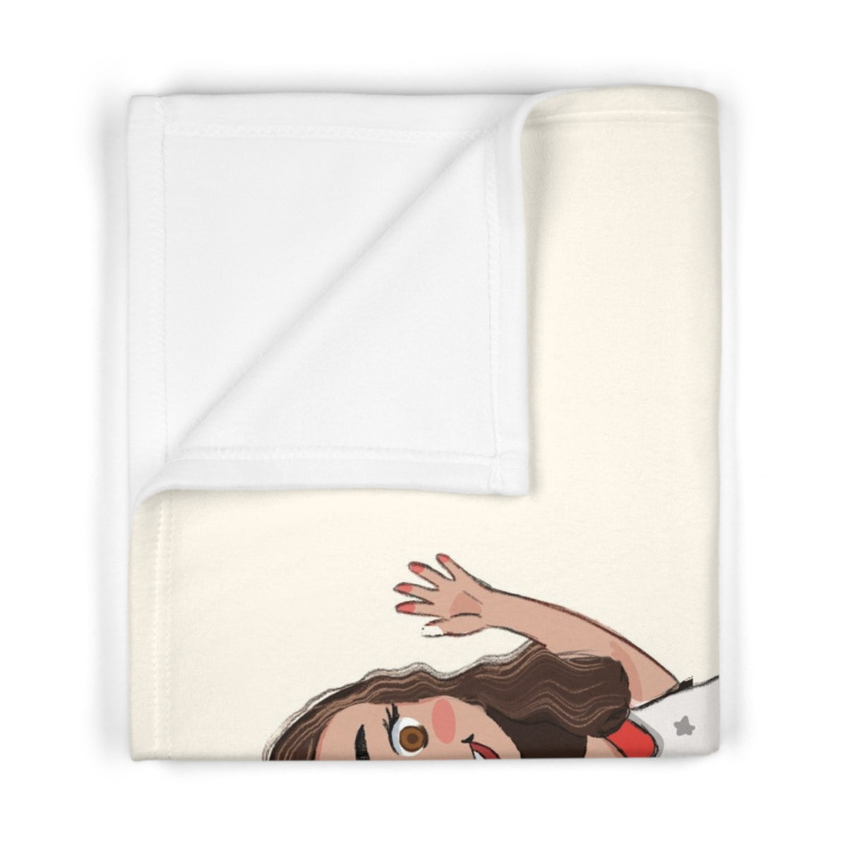 Defne Character Soft Fleece Baby Blanket, Roots & Talks - product photo 2