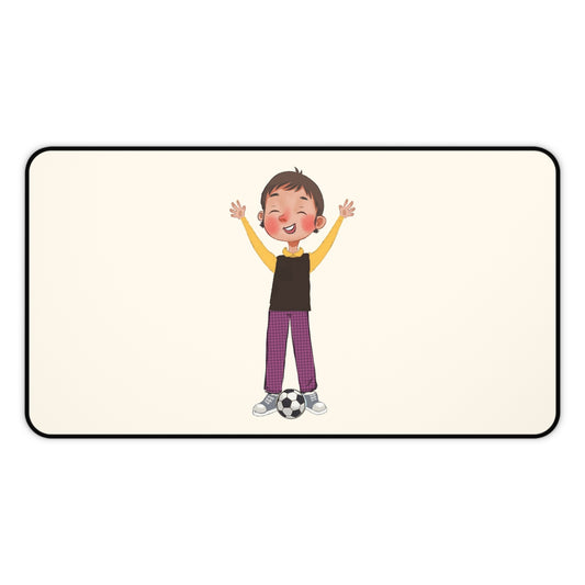 Gazi Character Neoprene Desk Mat, 12 × 22 in, Roots & Talks - product photo 1