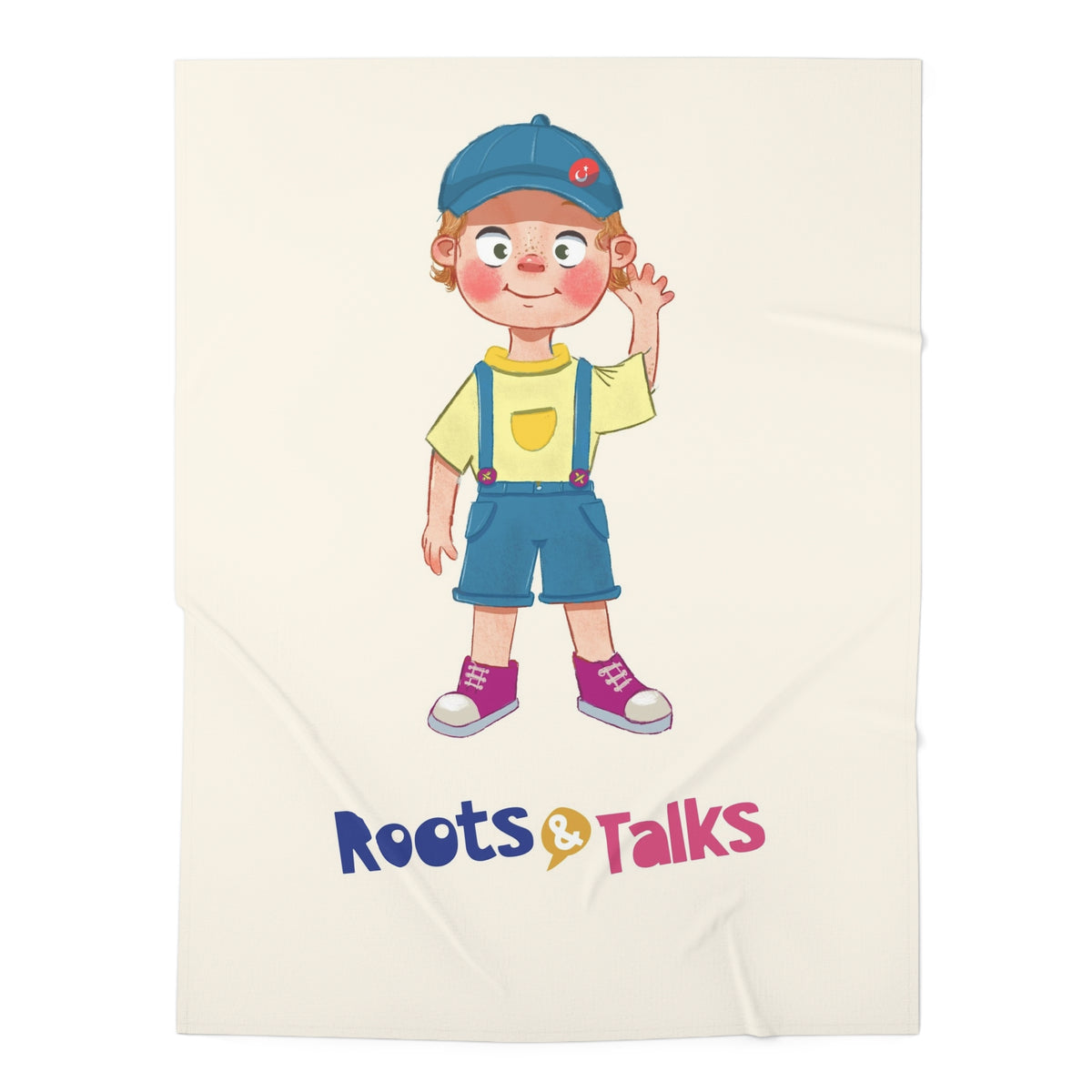 Giray Character Baby Swaddle Blanket, Roots & Talks - product photo 1
