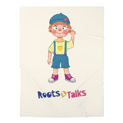 Giray Character Baby Swaddle Blanket, Roots & Talks - product photo 1