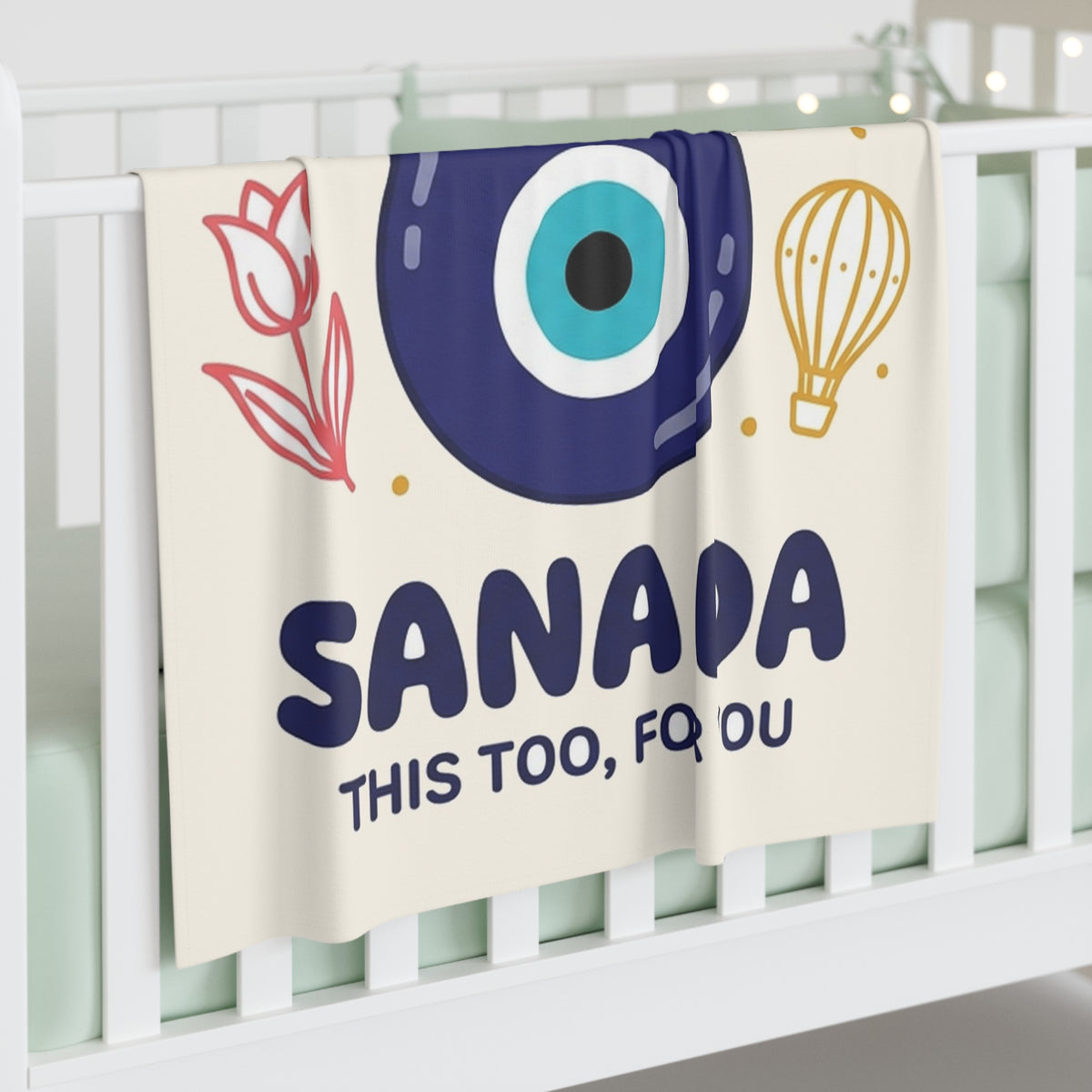 Sana Da Baby Swaddle Blanket, Roots & Talks - product photo 3
