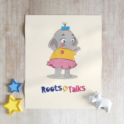 Filiz Elephant Throw Blanket, Roots & Talks - product photo 4