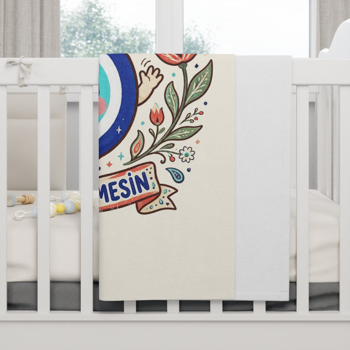Nazar Değmesin Soft Fleece Baby Blanket, Roots & Talks - product photo 4