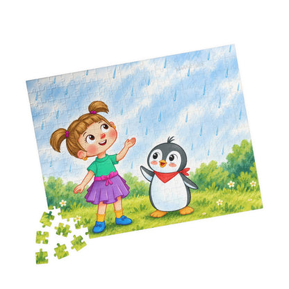 Rainy Day with Pingucan Jigsaw Puzzle, Roots & Talks - product photo 4