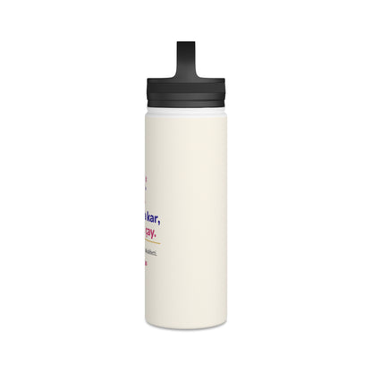 Dışarıda Kar, İçeride Çay Stainless Steel Water Bottle, 18 oz, Roots & Talks - product photo 4