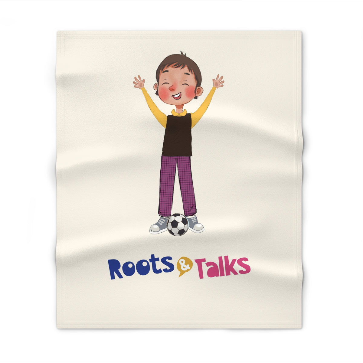 Gazi Character Throw Blanket, Roots & Talks - product photo 1