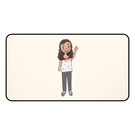 Defne Character Neoprene Desk Mat, 12 × 22 in, Roots & Talks - product photo 1