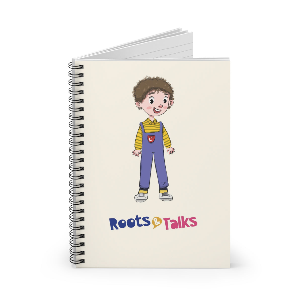 Ahmet Character Spiral Notebook, Roots & Talks - product photo 2
