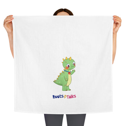 Dino Dinosaur Cotton Tea Towel, Roots & Talks - product photo 3