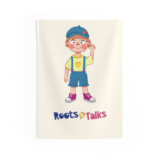 Giray Character Indoor Wall Tapestry, 26 × 36 in, Roots & Talks - product photo 1