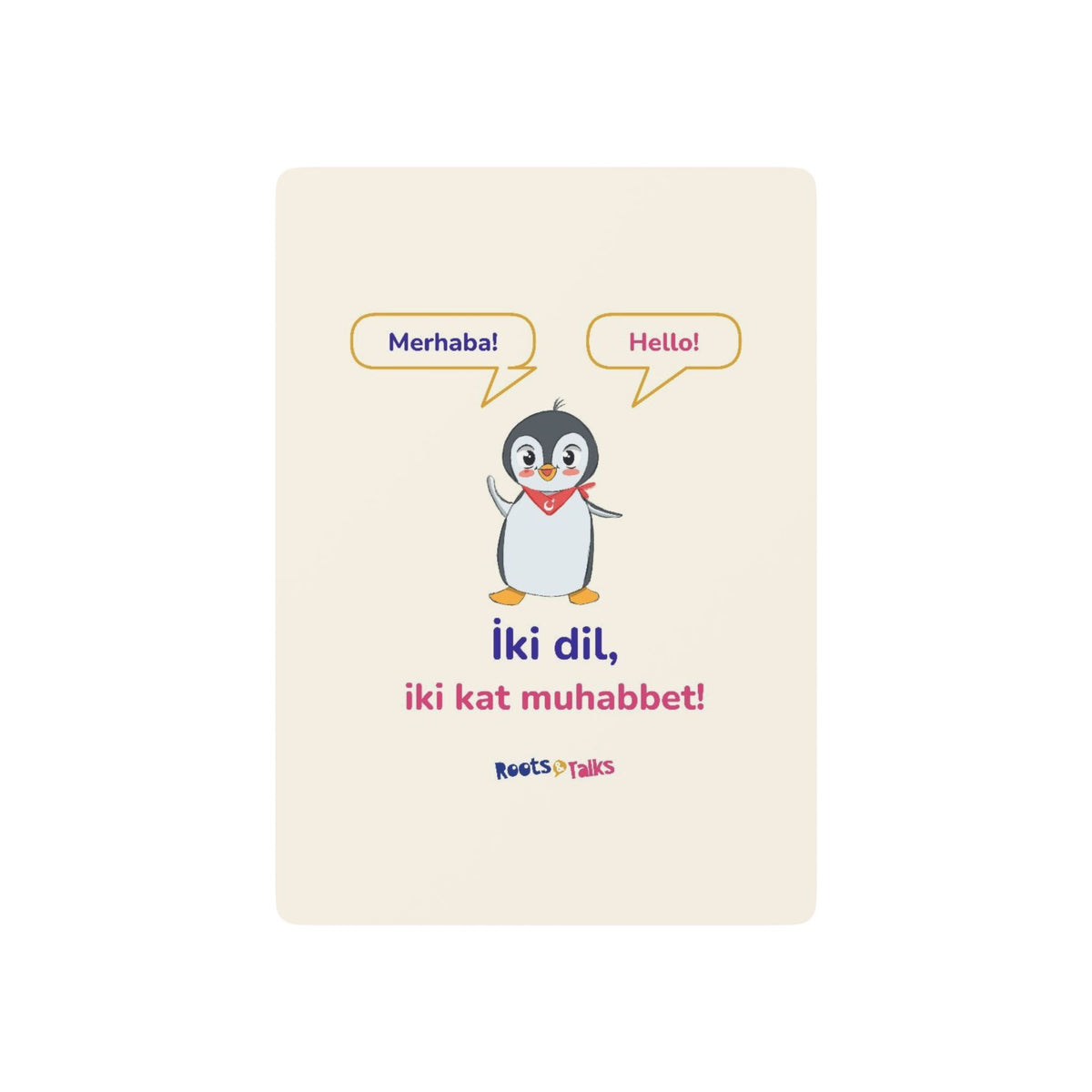 İki Dil, İki Kat Muhabbet Poker Playing Cards, Roots & Talks - product photo 1
