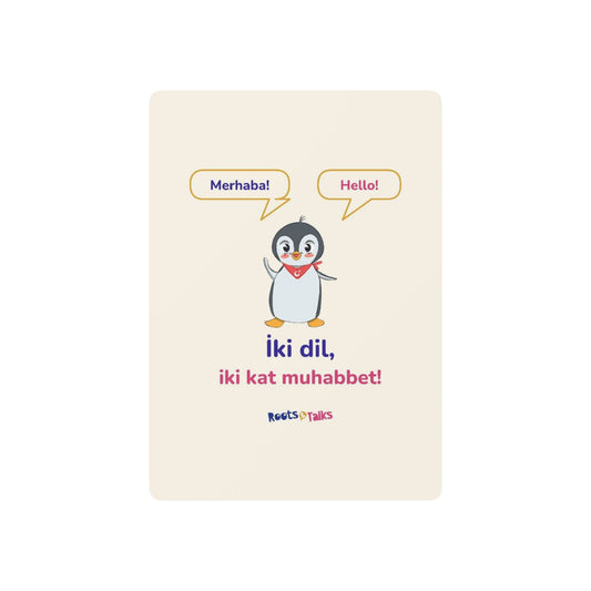 İki Dil, İki Kat Muhabbet Poker Playing Cards, Roots & Talks - product photo 1
