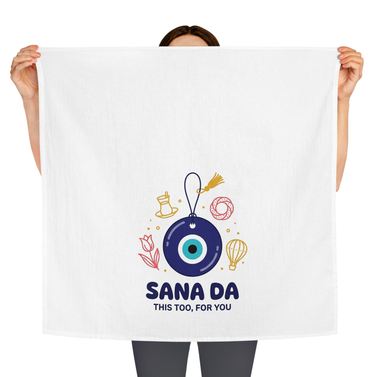 Sana Da Cotton Tea Towel, Roots & Talks - product photo 3