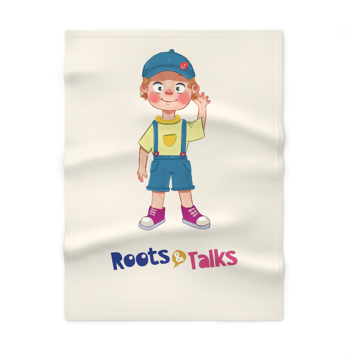 Giray Character Soft Fleece Baby Blanket, Roots & Talks - product photo 1