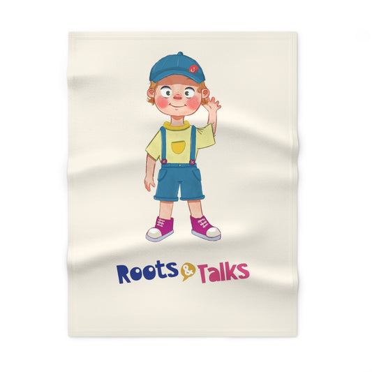 Giray Character Soft Fleece Baby Blanket, Roots & Talks - product photo 1