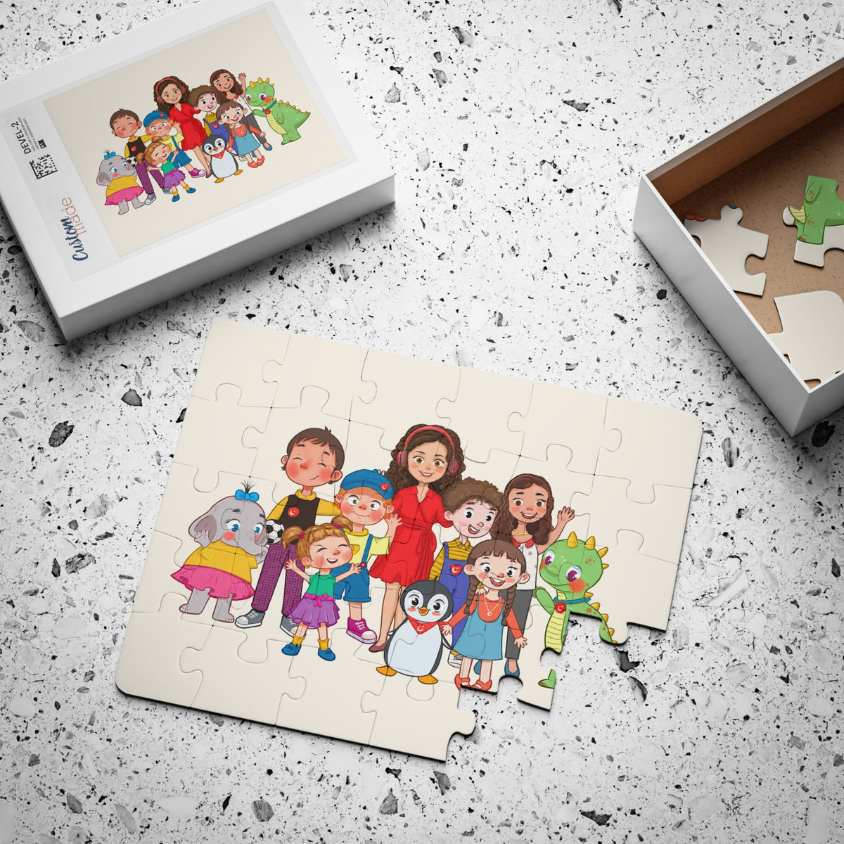 All the Characters Together Kids' Puzzle, 30 Pieces, Roots & Talks - product photo 3
