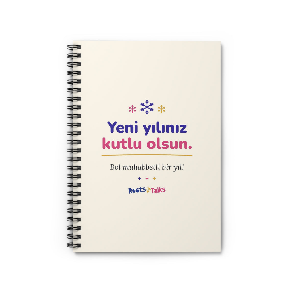 Yeni Yılınız Kutlu Olsun Spiral Notebook, Roots & Talks - product photo 1