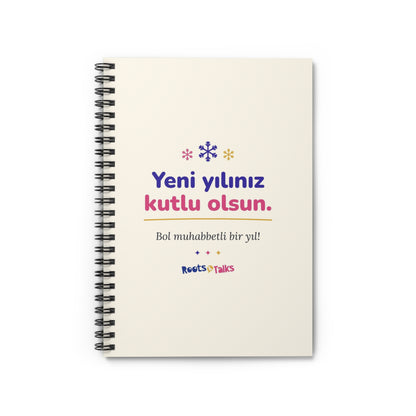Yeni Yılınız Kutlu Olsun Spiral Notebook, Roots & Talks - product photo 1