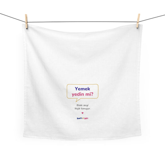 Yemek Yedin Mi? Cotton Tea Towel, Roots & Talks - product photo 2