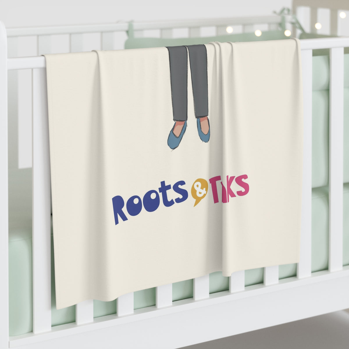 Defne Character Baby Swaddle Blanket, Roots & Talks - product photo 3