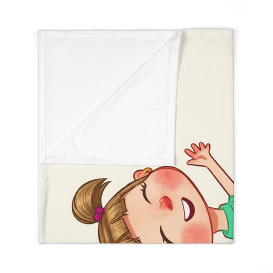 Ela Character Baby Swaddle Blanket, Roots & Talks - product photo 2
