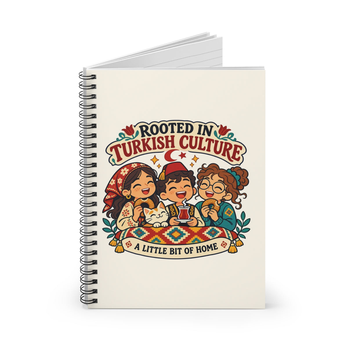 Rooted in Turkish Culture Spiral Notebook, Roots & Talks - product photo 2