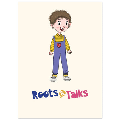 Ahmet Character Portrait Poster, Roots & Talks - poster photo 3