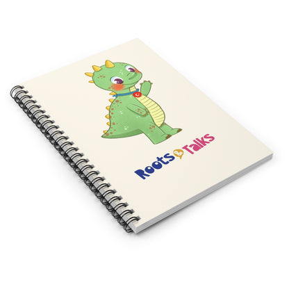 Dino Dinosaur Spiral Notebook, Roots & Talks - product photo 3