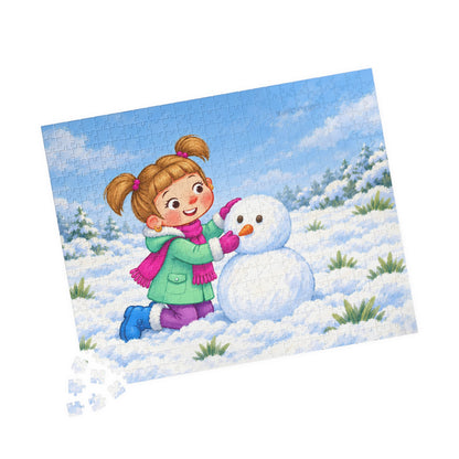Snowman Day Jigsaw Puzzle, Roots & Talks - product photo 7