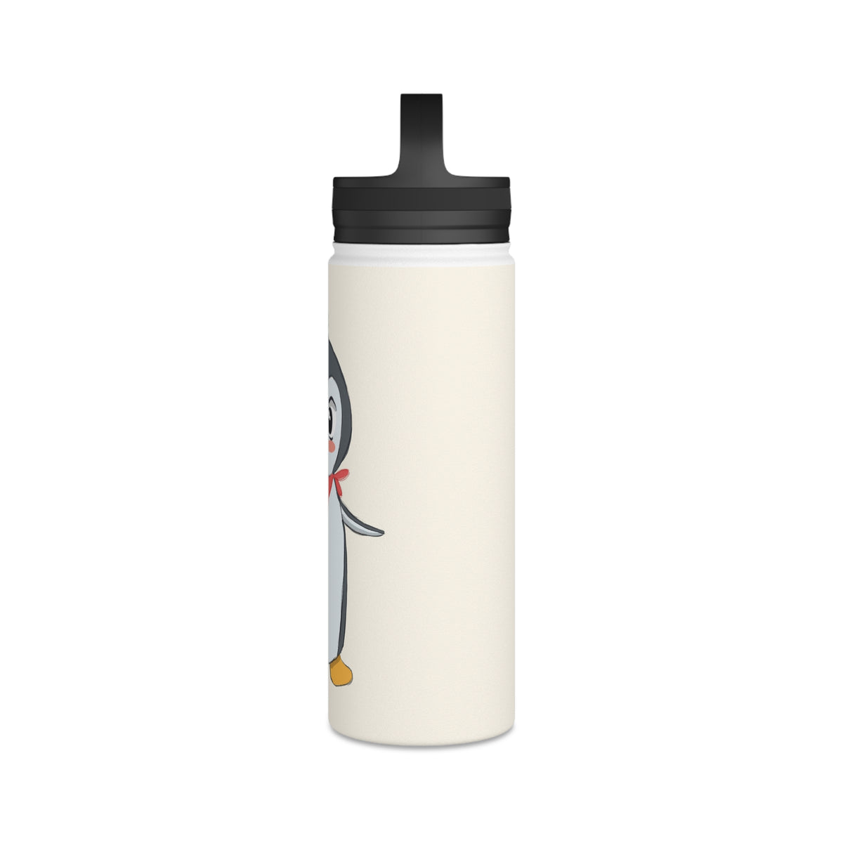 Pingucan Penguin Stainless Steel Water Bottle, 18 oz, Roots & Talks - product photo 4