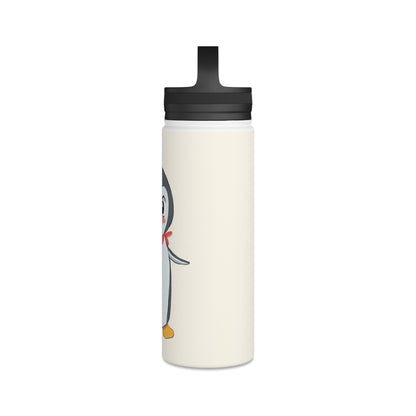 Pingucan Penguin Stainless Steel Water Bottle, 18 oz, Roots & Talks - product photo 4