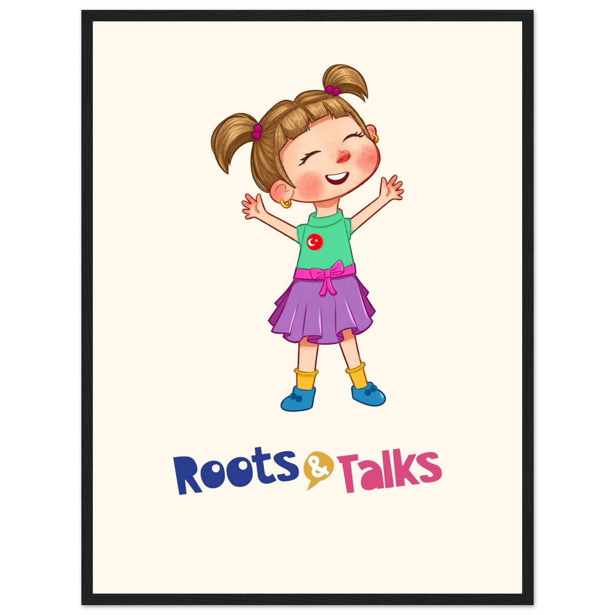 Ela Character Framed Portrait Poster, Roots & Talks - framed poster photo 5