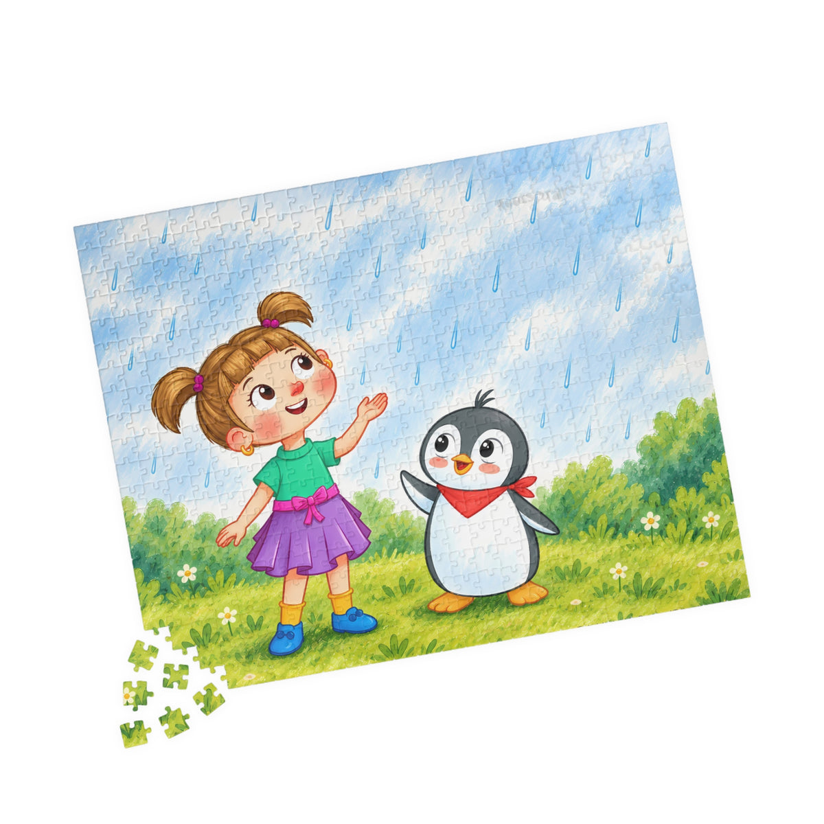 Rainy Day with Pingucan Jigsaw Puzzle, Roots & Talks - product photo 7