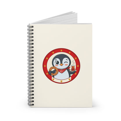 Simit and Tea Badge Spiral Notebook, Roots & Talks - product photo 2