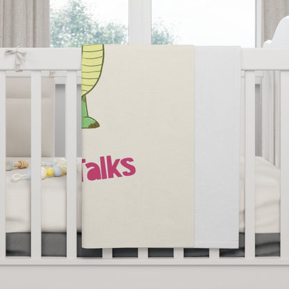 Dino Dinosaur Soft Fleece Baby Blanket, Roots & Talks - product photo 4