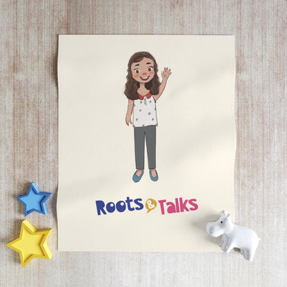 Defne Character Throw Blanket, Roots & Talks - product photo 4