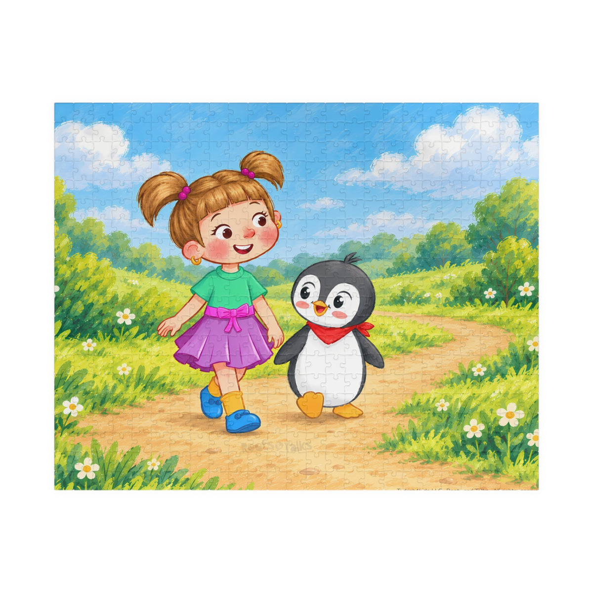Walking Home with Pingucan Jigsaw Puzzle, Roots & Talks - product photo 2