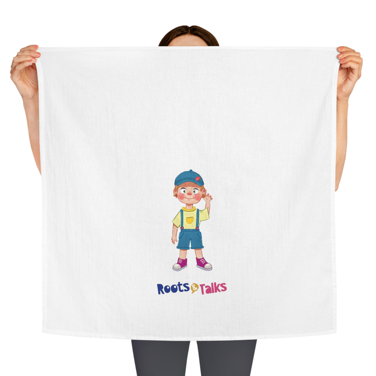 Giray Character Cotton Tea Towel, Roots & Talks - product photo 3