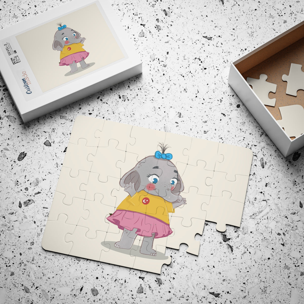 Filiz Elephant Kids' Puzzle, 30 Pieces, Roots & Talks - product photo 3